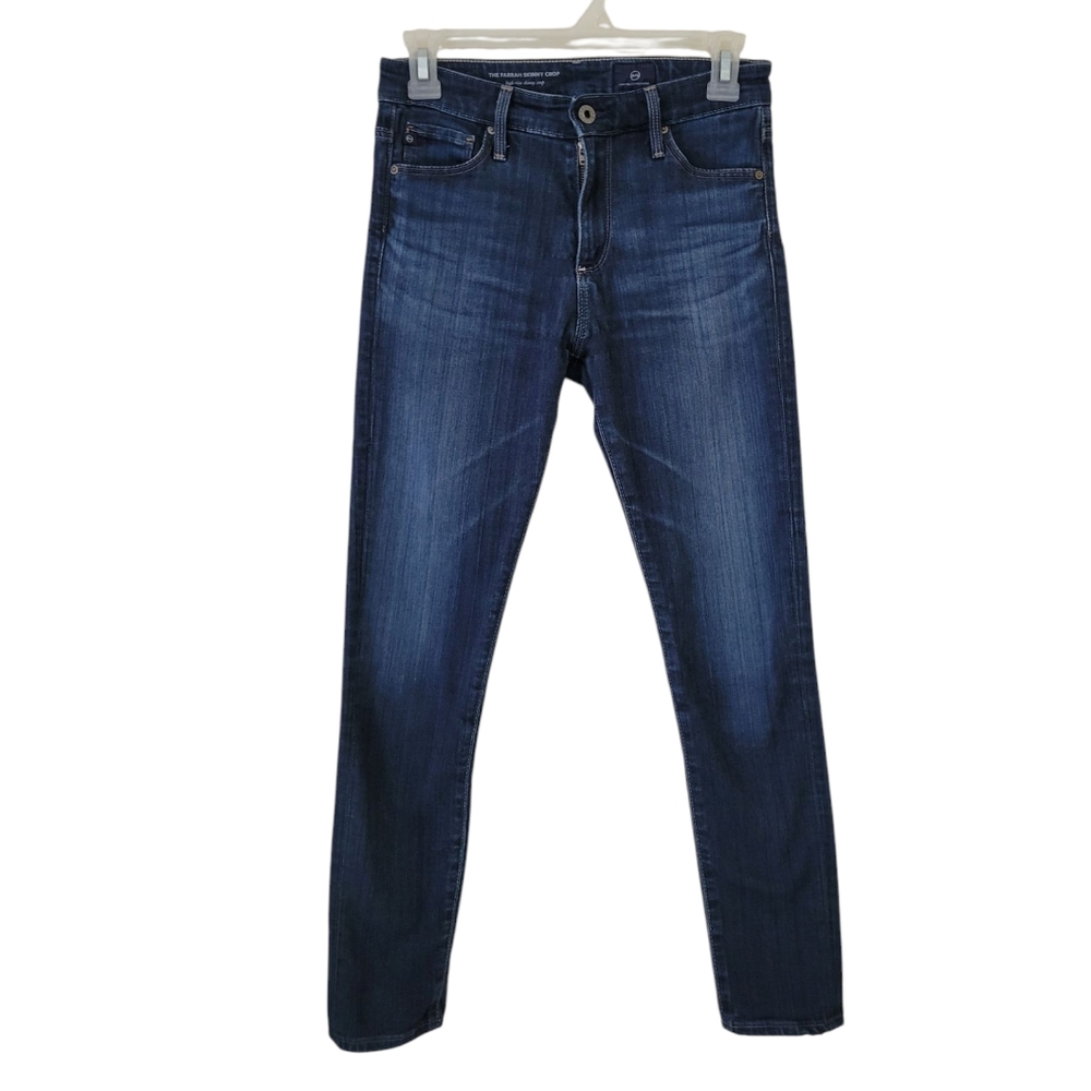 AG Adriano Goldschmied The Farrah Skinny Crop Jeans
